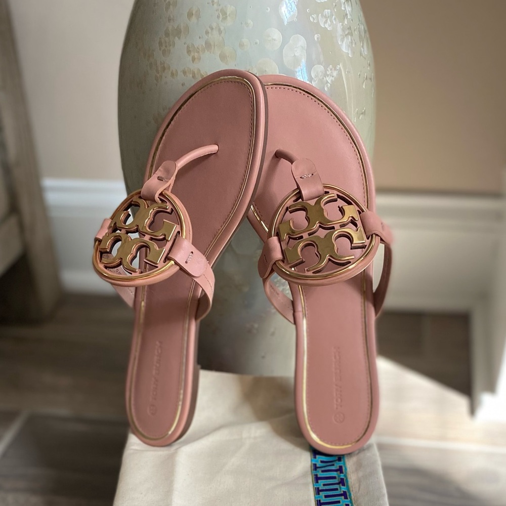 Tory Burch Metal Miller Sandal - Picture 2 of 12
